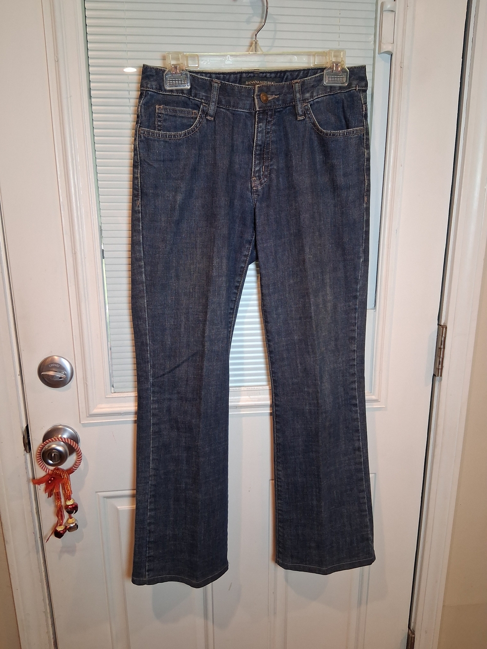 sku312 Banana Republic Dark Blue Flare Jeans Size 4